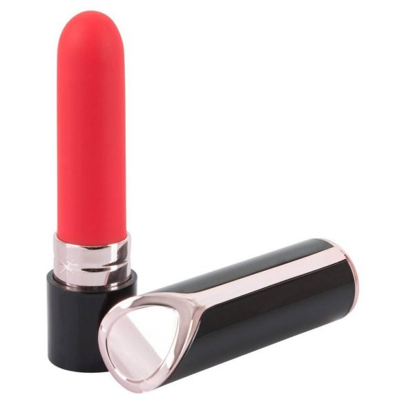 You2Toys - vibrator ruj reîncărcabil (roșu-negru)