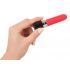 You2Toys - oplaadbare lipstick vibrator (rood-zwart)