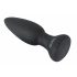 Vibrator anal Black Velvet cu baterie și radio (negru)