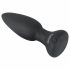 Black Velvet - Rechargeable Wireless Anal Vibrator (Black)