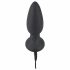 Vibrator anal Black Velvet cu baterie și radio (negru)