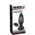 Velours Noir - vibromasseur anal pulsant sans fil (noir)