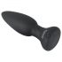 Black Velvet - Rechargeable, Wireless, Pulsating Anal Vibrator (Black)