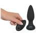 Black Velvet - Rechargeable, Wireless, Pulsating Anal Vibrator (Black)