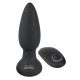 Black Velvet - Rechargeable, Wireless, Rotating Beaded Anal Vibrator (Black)