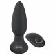 Black Velvet - Rechargeable, Wireless, Rotating Beaded Anal Vibrator (Black)