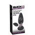 Black Velvet - Rechargeable, Wireless, Rotating Beaded Anal Vibrator (Black)