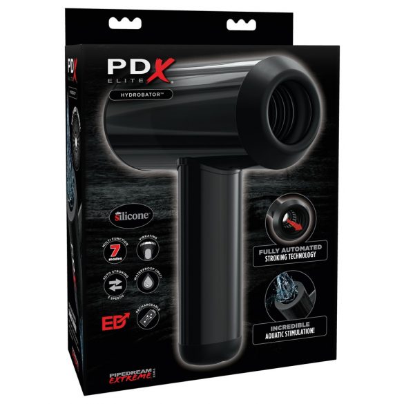 PDX Hydrobator - Waterproof Rechargeable Stroker (Black)