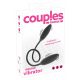 Couples Choice - oplaadbare, dubbele vibrator (zwart)