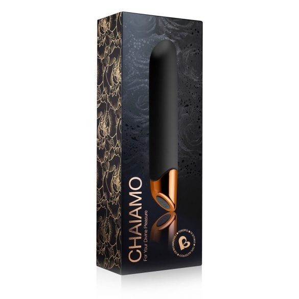 Chaiamo - Rechargeable Waterproof Standard Vibrator (Black)