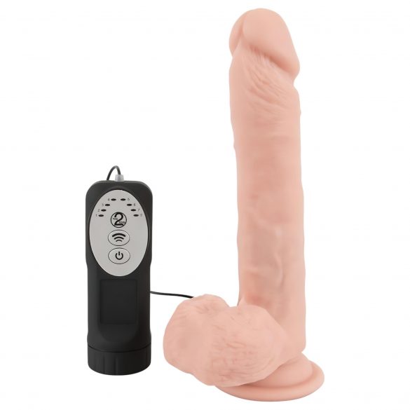 Medical Thrusting - Saugnapfbasiert, stoßend-drehender Vibrator (natur)