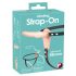 You2Toys - Strap-On - uzlādējams, uzmontējams vibrators (dabīgs)