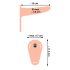 You2Toys - Rechargeable Strap-On Vibrator (Natural)