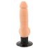 Vibrator realist cu ventuză Nature Skin M - natural