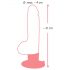 Nature Skin M Realistic Suction Cup Vibrator (Natural)