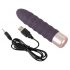 You2Toys Elegant Diamond - vibrator tip tijă cu acumulator (mov închis)