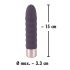 You2Toys Elegant Diamond - wiederaufladbarer Stabvibrator (dunkellila)