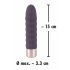 You2Toys Elegant Diamond - Rechargeable Wand Vibrator (Dark Purple)