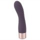 You2Toys Elegant Flexy - Rechargeable, Ribbed G-Spot Vibrator (Dark Purple)