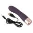 You2Toys Elegant Flexy - rechargeable, ribbed G-spot vibrator (dark purple)