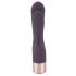 Elegant Double Battery-Powered Vibrator with Clitoral Arm (Dark Purple)