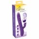 Smile Pearl - Rechargeable, Beaded, Clitoral Arm Thrusting Vibrator (Purple)