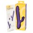 Smile Pearl - Rechargeable, Beaded, Clitoral Arm Thrusting Vibrator (Purple)