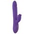 Smile Pearl - Rechargeable, Beaded, Clitoral Arm Thrusting Vibrator (Purple)