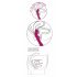 SMILE - flexibler A- und G-Punkt Vibrator (pink)