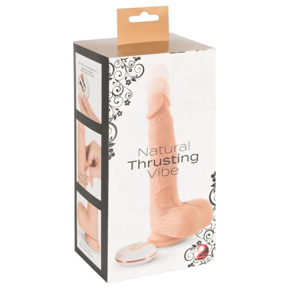 You2Toys - Natural - Thrusting Vibrator (Natural)