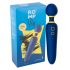 ROMP Flip Wand - oplaadbare, waterdichte vibrator (blauw)