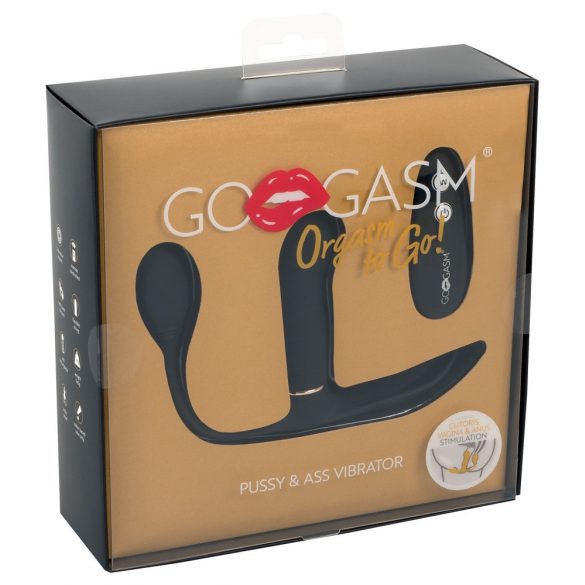 GoGasm Rechargeable Wireless 3-Point Vibrator (Black)