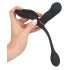 Vibratore GoGasm per Vagina e Ano - ricaricabile, senza fili e con 3 potenti motori (nero)