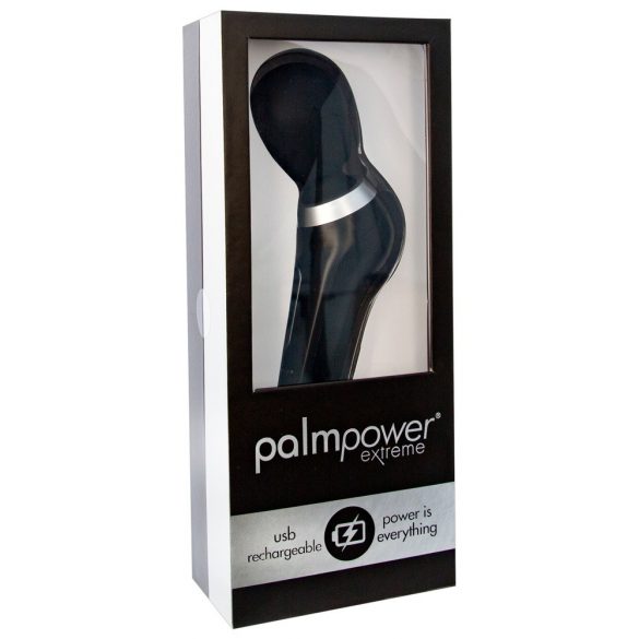 PalmPower Extreme Wand - bežični vibrator za masažu (crni)