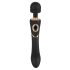 Cleopatra Wand - oplaadbare, waterdichte massagerende vibrator (zwart)