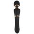 Cleopatra Wand - oplaadbare, waterdichte massagerende vibrator (zwart)