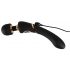 Cleopatra Wand - oplaadbare, waterdichte massage vibrator (zwart)