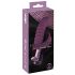 Vibrator G-spot cu stimulator clitoridian și acumulator - violet