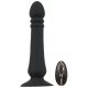 Black Velvet - Rechargeable, Thrusting Anal Vibrator (Black)