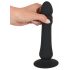 Black Velvet - vibrator anal cu acumulator (negru)