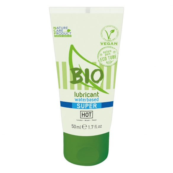 Gel Lubrificante Biologico a Base Acquosa HOT - Vegan (50ml)