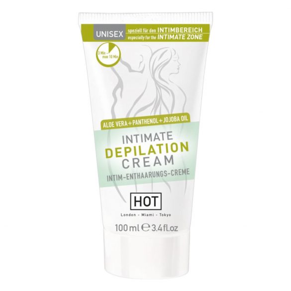 HOT Intimate - Crème dépilatoire intime avec spatule (100ml)