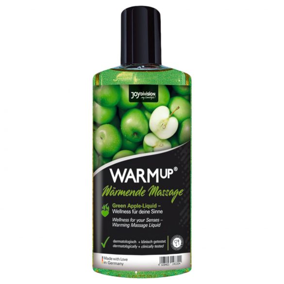 JoyDivision WARMup - Warming Massage Oil - Green Apple (150ml)