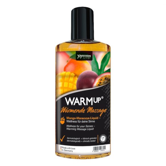 JoyDivision WARMup - Warming Massage Oil - Mango-Passion Fruit (150ml)