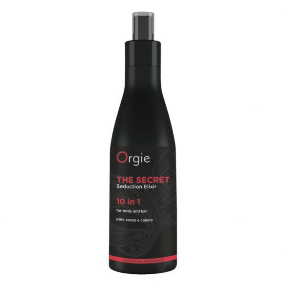 Orgie Secret Elixir - feromonų kūno ir plaukų priežiūros priemonė moterims (200ml)