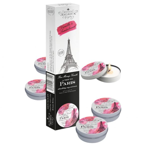 Petits Joujoux Paris - Vanilla Sandalwood Massage Candle (5 x 43ml)