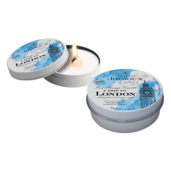 Petits Joujoux London - Massagekerze - Rhabarber-Ambra (43ml)