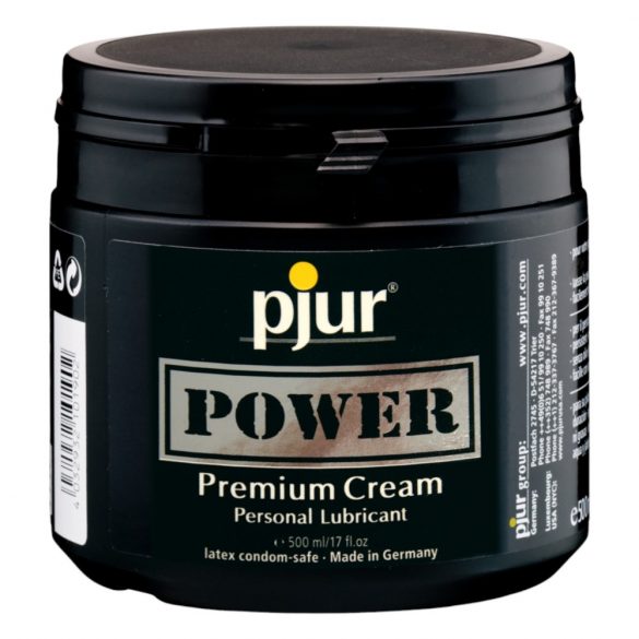 Pjur Power - aukštos kokybės medicininis lubrikantas kremas (500ml)