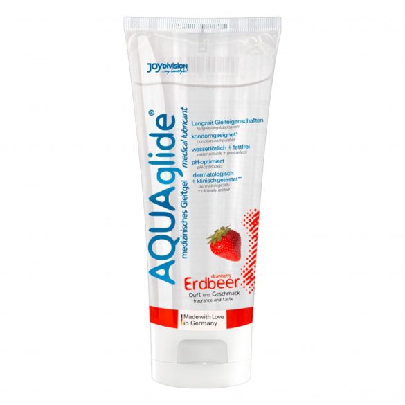 AQUAglide - Water-Based Strawberry Lubricant (100ml)