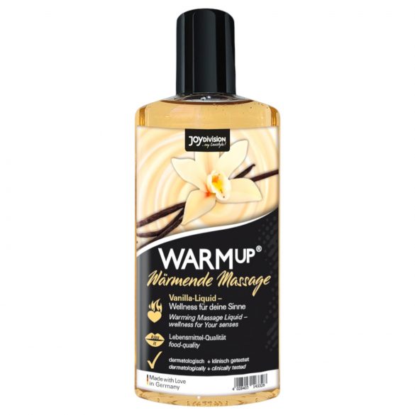 JoyDivision WARMup - warming massage oil - vanilla (150ml)